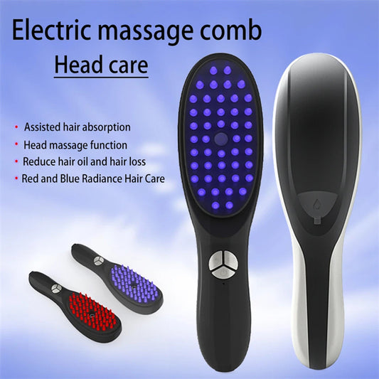 Scalp Massager Comb For Spray Hair Growth Phototherapy Hair Regrowth Brush Anti Hair Loss Head Care Electric Massage Comb Brush