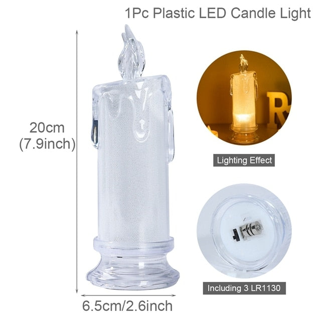 Crystal LED Table Night Lamp